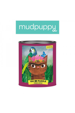 Puzzle w puszce Kotoartyci Frida Catlo 6+ Mudpuppy