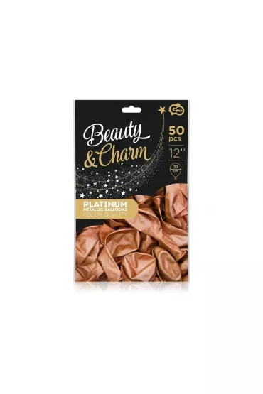 Godan Balony Beauty&Charm platynowe 30cm