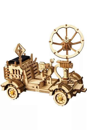 Puzzle Drewniany Pojazd Na Energi� S�oneczn� - �azik Rambler Robotime