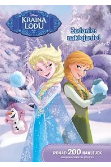 Kraina lodu. Zadanie naklejanie!