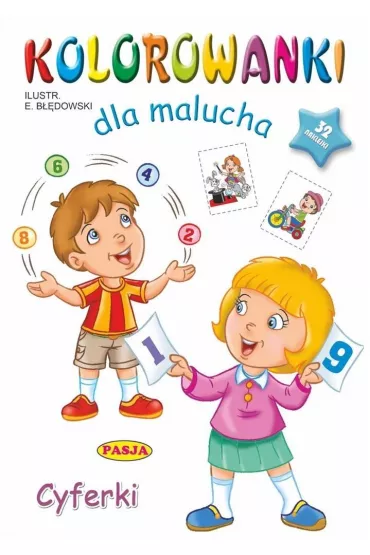Kolorowanki dla malucha- Cyferki