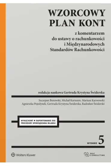 Wzorcowy Plan Kont z komentarzem