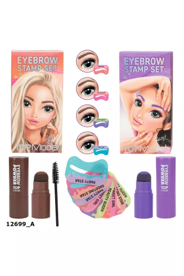 Puder do brwi Top Model 2 wzory BEAUTY&ME 12699A Depesche