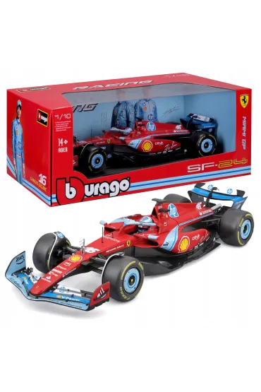 Ferrari Formula With Helmet & Plastic Stand SF24 Bburago