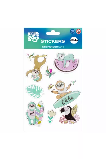Sticker Boo Naklejki �elowe Leniwiec 15x20cm