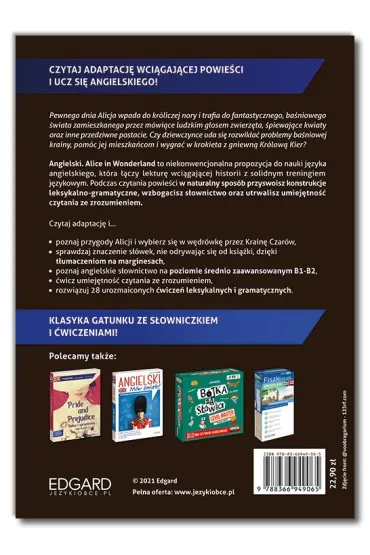Alice in Wonderland. Alicja w Krainie Czar�w. Adaptacja klasyki z �wiczeniami do nauki j�zyka angielskiego - Lewis Carroll, Olga Akman