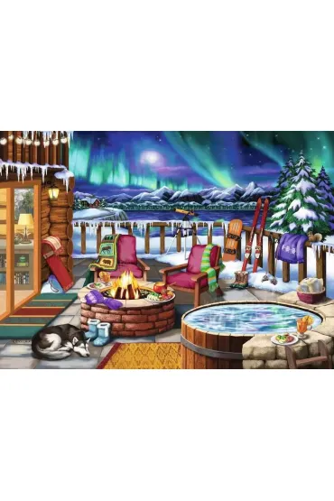 Puzzle 2D 500 el. Zorza polarna Ravensburger