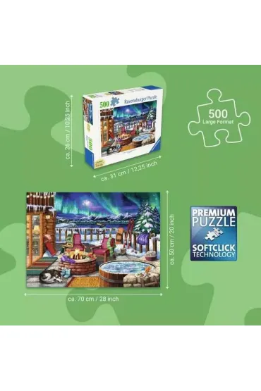 Puzzle 2D 500 el. Zorza polarna Ravensburger