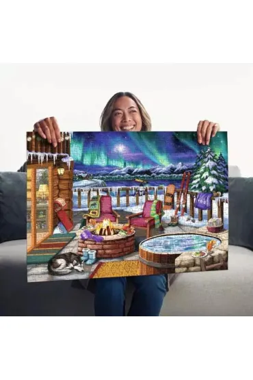 Puzzle 2D 500 el. Zorza polarna Ravensburger