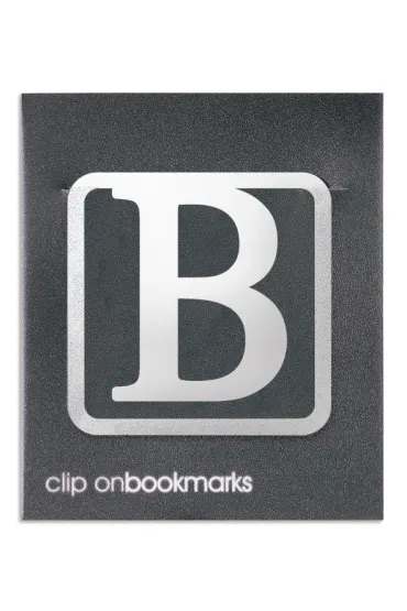 If Metalowa zak�adka - Litera B Clip-on