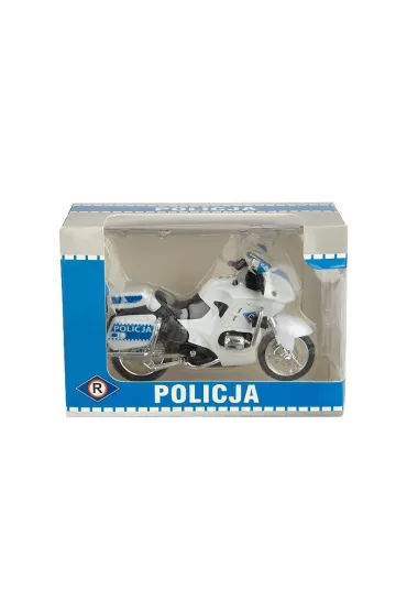 Motocykl Policja w skali 1:18 Daffi