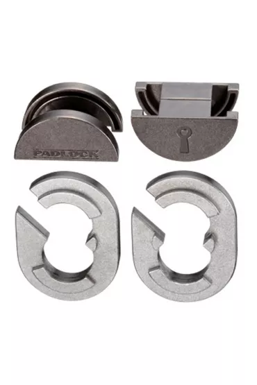 �amig��wka Cast Padlock. Poziom 5/6 Hanayama - Jin Hoo Ahn