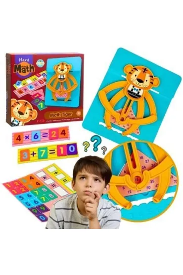 Mata edukacyjna tygrys do nauki matematyki Maksik