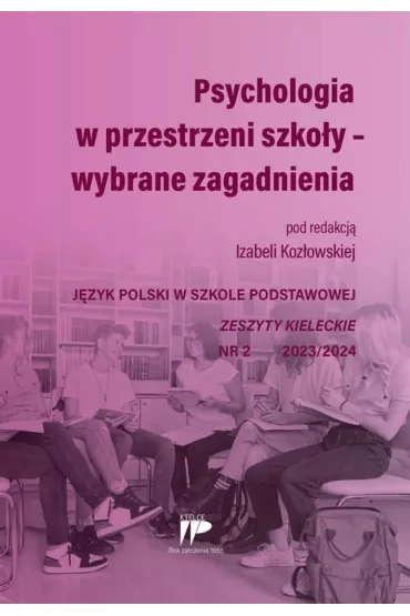 Psychologia w przestrzeni szko�y JPSP nr 2 2023/24