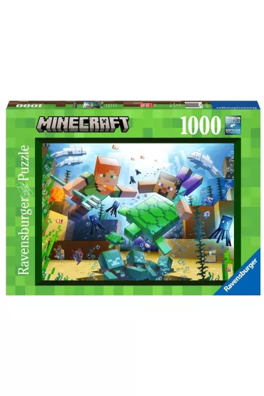 Puzzle 1000 el. Minecraft Mozaika Ravensburger