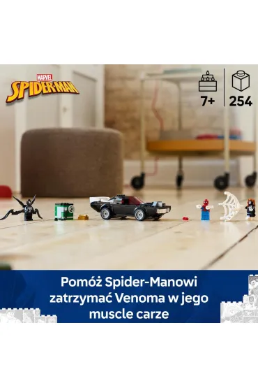 LEGO Marvel Spider-Man kontra muscle car Venoma 76309