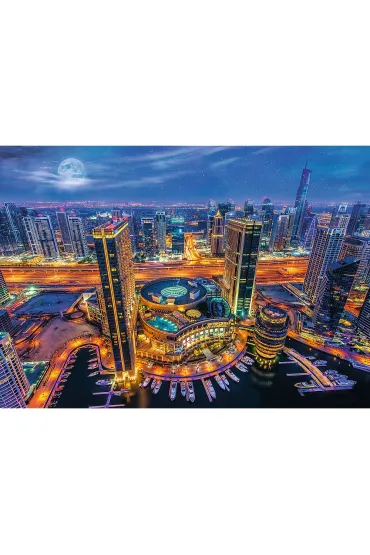 Puzzle 2000 el. �wiat�a Dubaju Trefl