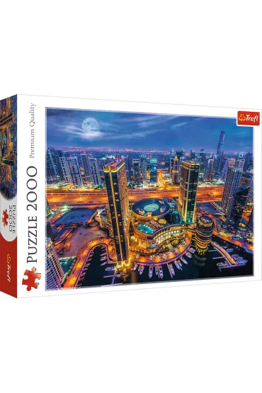 Puzzle 2000 el. �wiat�a Dubaju Trefl
