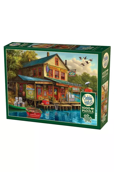Puzzle 1000 el. Sklep na wodzie Cobble Hill - Bigelow Illustrations