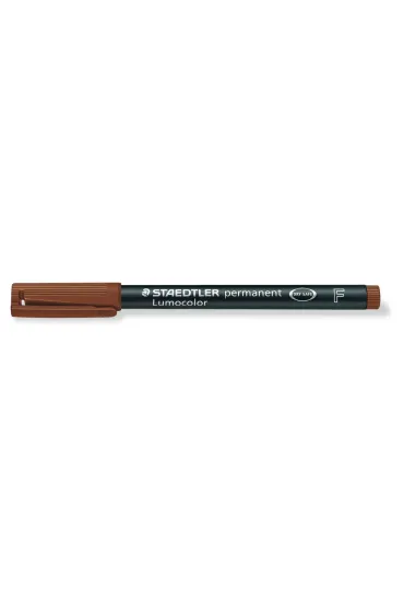Staedtler Foliopis wodoodporny Lumocolor, br�zowy, F
