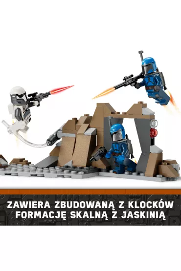LEGO Star Wars Zasadzka na Mandalorze™ — zestaw bitewny 75373