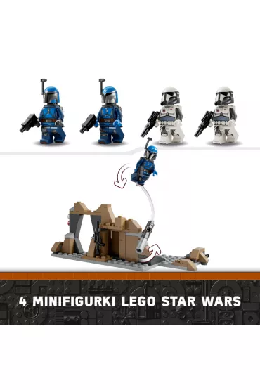 LEGO Star Wars Zasadzka na Mandalorze™ — zestaw bitewny 75373
