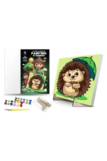 Malowanie po numerach - Je� 25x25cm Qbee