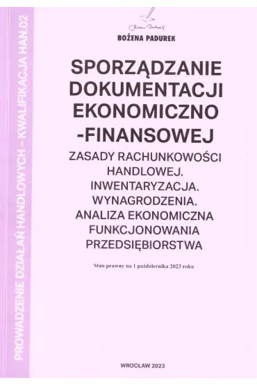 Sporzdzanie dokumentacji ekonomiczno.. KW. HAN.02 - Boena Padurek