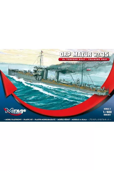 Okr�t Szkolny ORP Mazur wz. 35 Polski Mirage Hobby