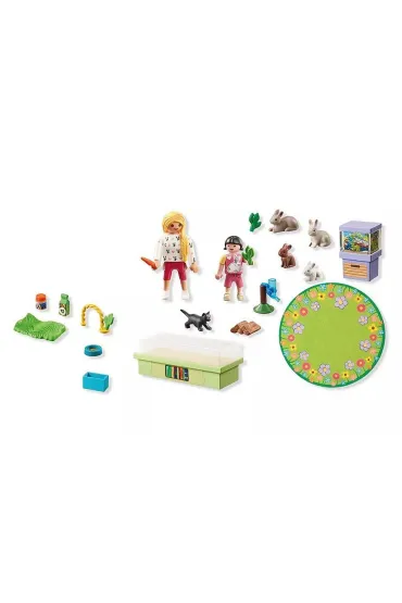 Playmobil My Life Dziewczynki z kr�likami 71753 - Rene Lesage Alain