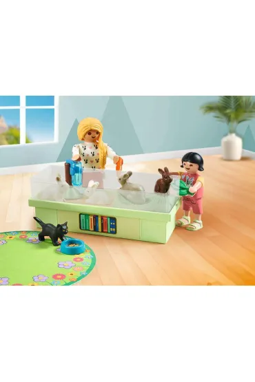 Playmobil My Life Dziewczynki z kr�likami 71753 - Rene Lesage Alain