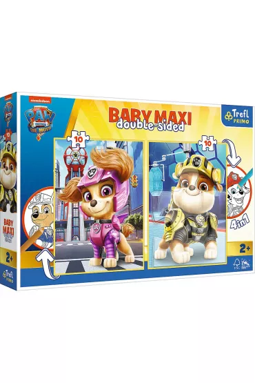 Puzzle 2x10 el. Baby MAXI Radosna dru�yna Paw Patrol 43004 Trefl