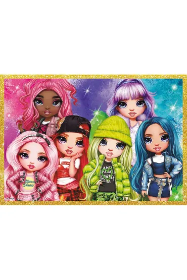 Puzzle 10w1 Rainbow High. Kolekcja modnych laleczek Trefl