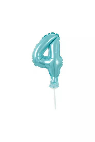 Godan Balon foliowy na patyczku BC-5BL4 Cyfra 4
