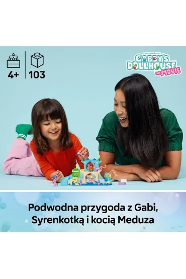 LEGO Koci domek Gabi Podwodna przygoda syrenki Gabi 11204