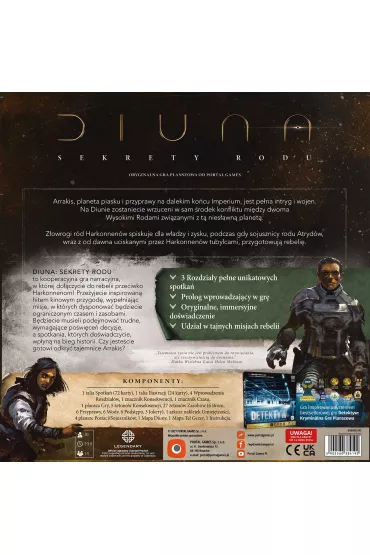 Diuna. Sekrety Rodu Portal Games - Ignacy Trzewiczek, Jakub  Poczty, Przemysaw  Rymer, Weronika  Spyra
