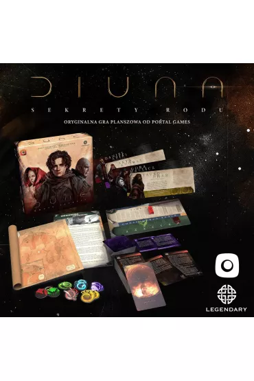 Diuna. Sekrety Rodu Portal Games - Ignacy Trzewiczek, Jakub  Poczty, Przemysaw  Rymer, Weronika  Spyra