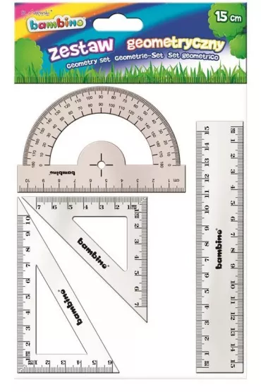 St. Majewski Zestaw geomentyczny 4 el. 15 cm 4 elementy