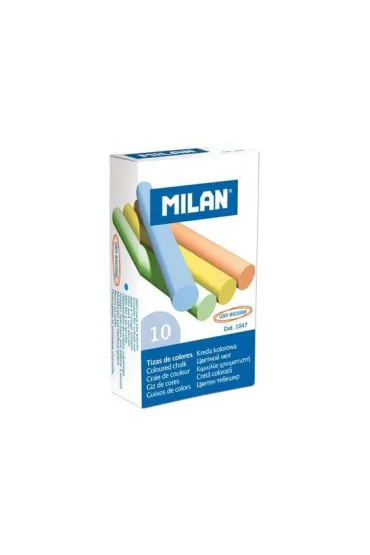 Milan Kreda kolorowa 10 szt.