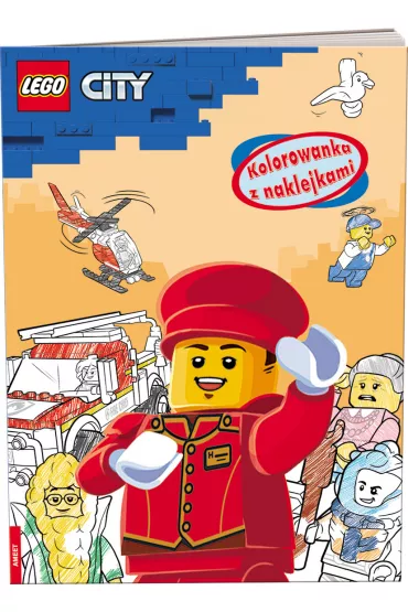 LEGO City. Kolorowanka z naklejkami