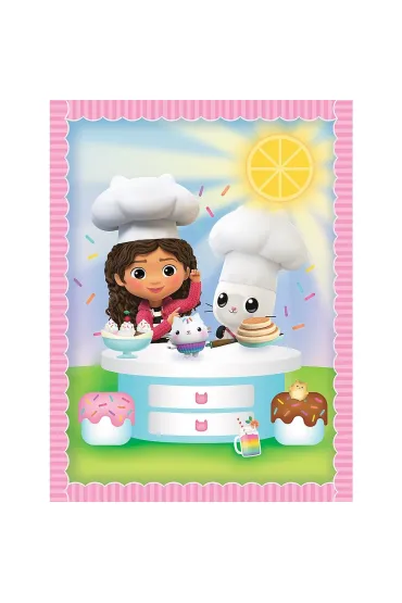 Puzzle + Memos 2w1 (24+30+48 el.) Gabi z kocim przyjacielem. Koci Domek Gabi Trefl