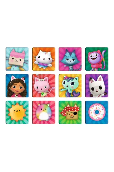 Puzzle + Memos 2w1 (24+30+48 el.) Gabi z kocim przyjacielem. Koci Domek Gabi Trefl