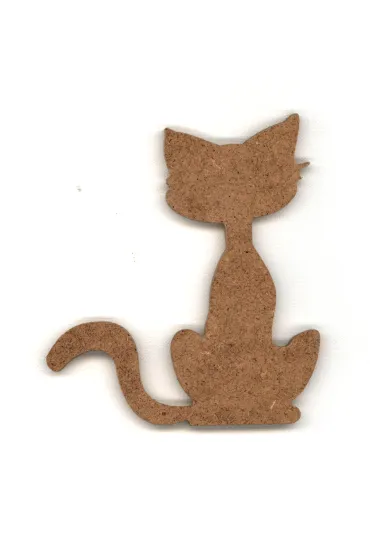 Enpap Ozdoba z p�yty MDF - kot 002 10 cm