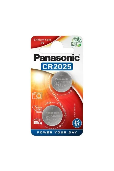Panasonic CR2025 Lithium Coin Battery 2 szt.