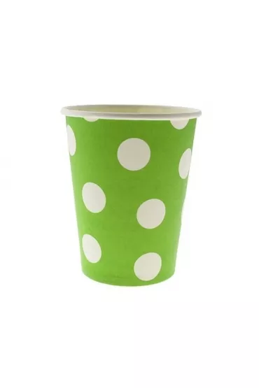 Godan Kubeczki papierowe Groszki 270 ml 6 szt.