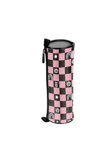 Pi�rnik tuba Pink w kratk�-r�owa BeUniq BU26SU-003