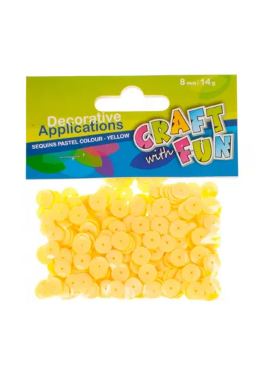 Craft with Fun Cekiny pastelowe okr�g�e 8 mm