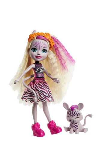 Enchantimalsantimals Lalka + Zebra GTM27 Mattel