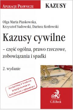 eBook Kazusy cywilne - cz oglna prawo rzeczowe zobowizania i spadki. Wydanie 2 pdf mobi epub