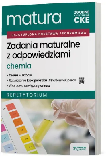 Pakiet Matura 2026. Chemia. Zakres rozszerzony: Teoria do matury. Vademecum, Zadania maturalne z odpowiedziami. Repetytorium, Arkusze maturalne z rozwi�zaniami krok po kroku